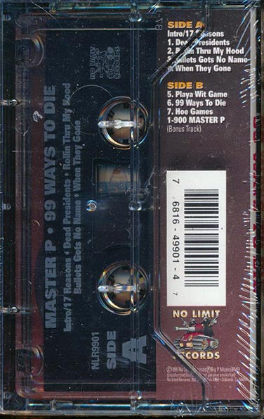 Master P - 99 Ways To Die (TAPE) - PureSound Records
