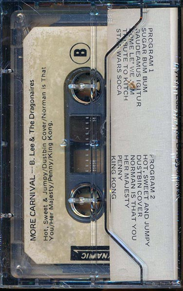 Byron Lee And The Dragonaires - More Carnival (TAPE) - PureSound Records