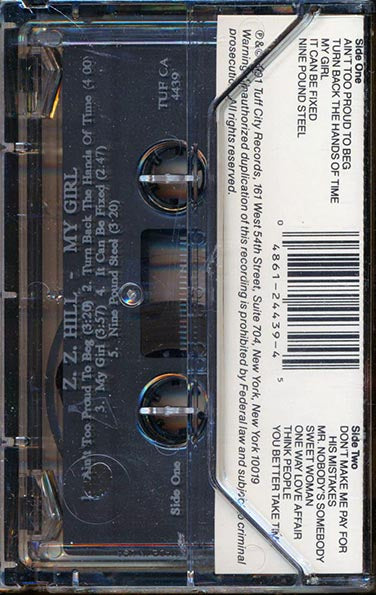 ZZ Hill - Turn Back The Hands Of Time (TAPE) - PureSound Records