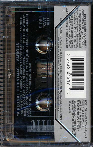 Eek A Mouse, Peter Broggs, Michigan & Smiley, Etc. - Ras Records Presents A Reggae Christmas (TAPE) - PureSound Records