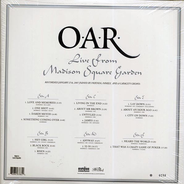 OAR (Of A Revolution) - Live From Madison Square Garden (RSD 2025) (ltd. ed.) (3xLP) (LP) - PureSound Records