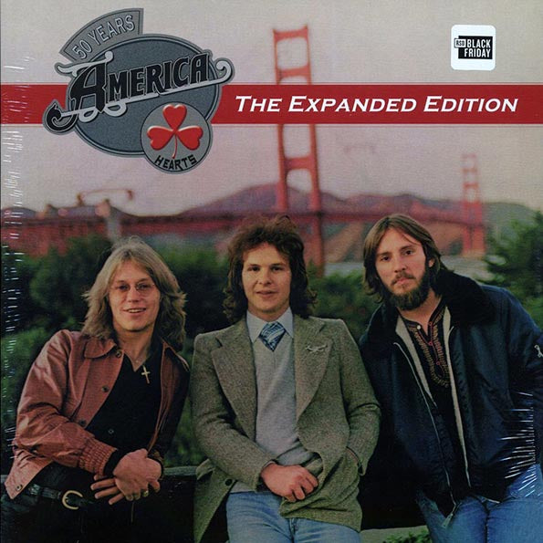 America - Hearts (50th Anniv. Ed.) (+2 bonus tracks) (RSD 2025) (ltd. ed.) (LP) - PureSound Records