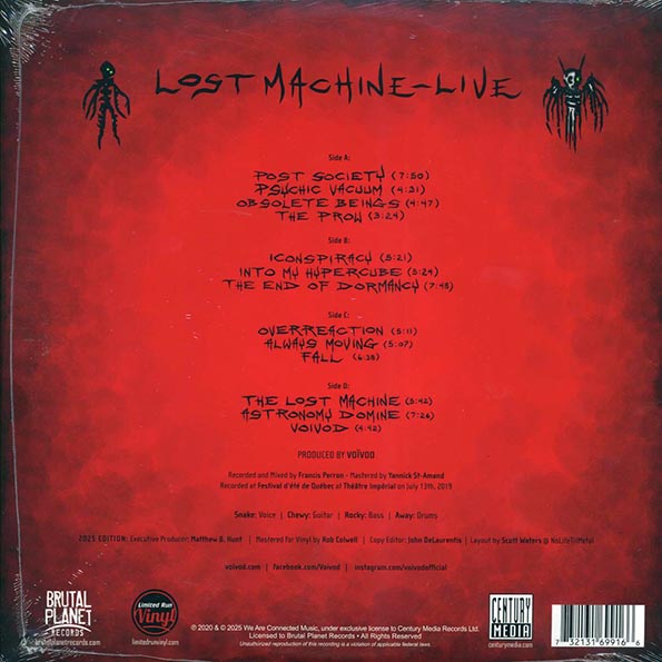Voivod - Lost Machine - Live (RSD 2025) (ltd. ed.) (2xLP) (LP)