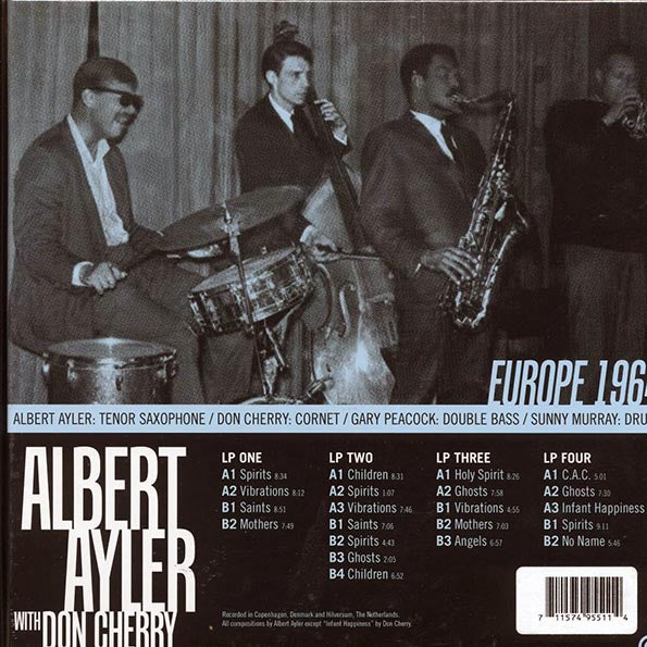 Albert Ayler, Don Cherry - Europe 1964 (RSD 2025) (ltd. ed.) (4xLP) (LP) - PureSound Records