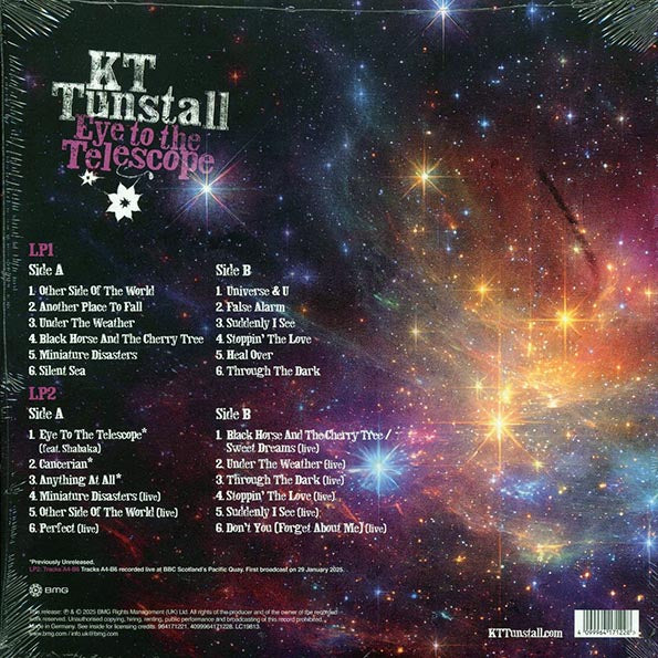 KT Tunstall - Eye To The Telescope: Stargazer Edition (20th Anniv. Ed.) (+3 bonus tracks) (2xLP) (LP) - PureSound Records