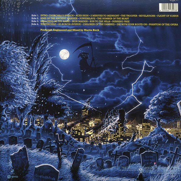 Iron Maiden - Live After Death (40th Anniv. Ed.) (2xLP) (yellow/blue vinyl) (LP) - PureSound Records
