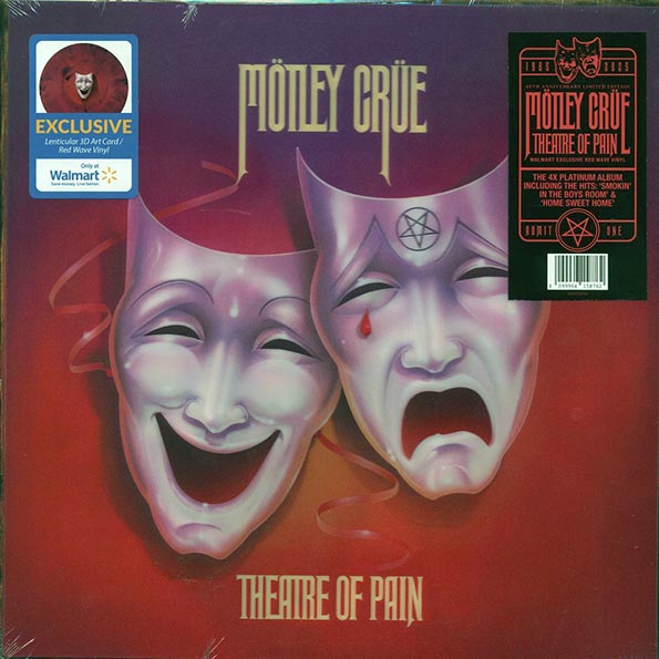 Motley Crue - Theatre Of Pain (40th Anniv. Ed.) (ltd. ed.) (red wave vinyl) (LP) - PureSound Records