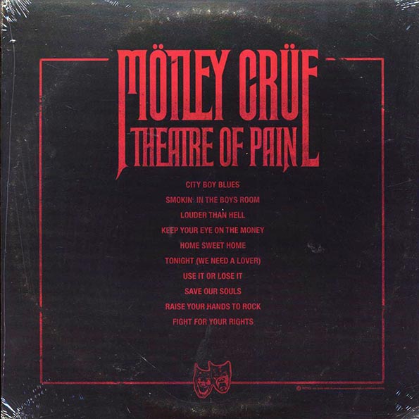 Motley Crue - Theatre Of Pain (40th Anniv. Ed.) (ltd. ed.) (red wave vinyl) (LP) - PureSound Records