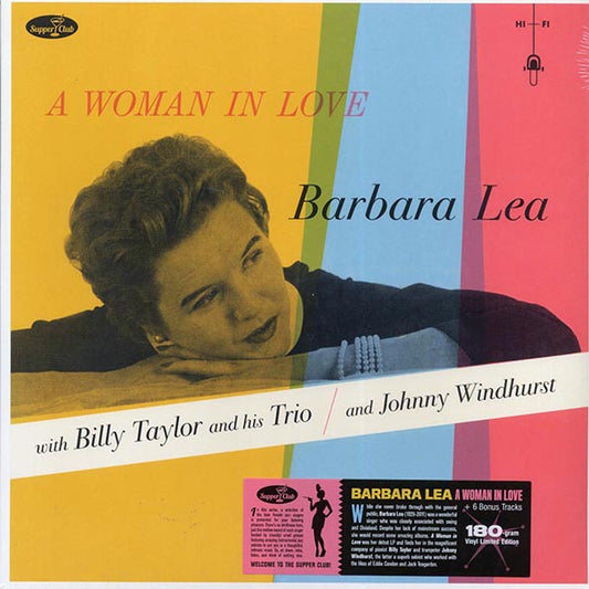 Barbara Lea, Billy Taylor And His Trio, Johnny Windhurst - A Woman In Love (+6 bonus tracks) (LP) - PureSound Records
