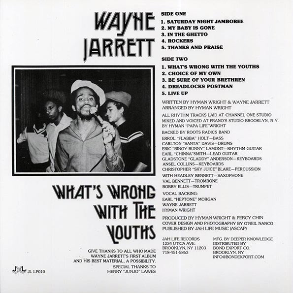 Wayne Jarrett - What's Wrong With The Youths (LP)