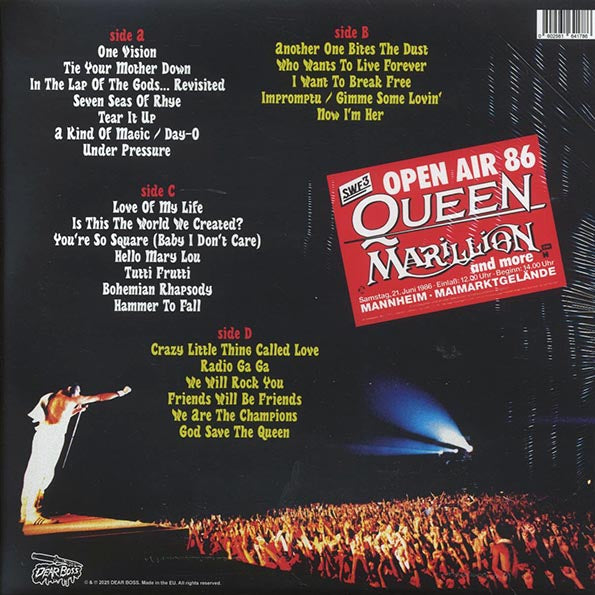Queen - Reigns The World! Live In Mannheim 1986 (ltd. 300 copies made) (2xLP) (LP) - PureSound Records
