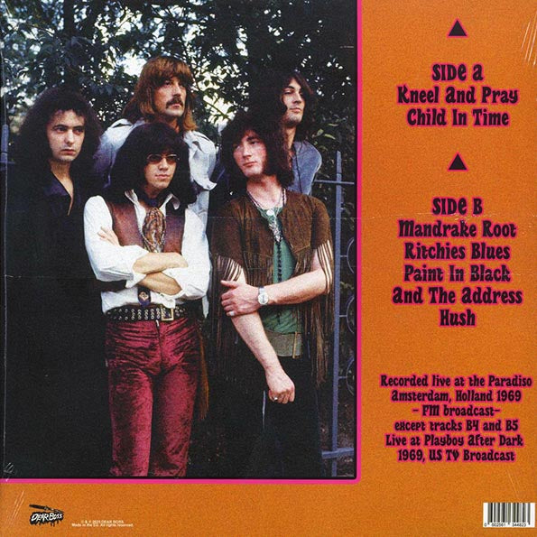 Deep Purple - Amsterdamned: Live At The Paradiso, Amsterdam 1969 (LP) - PureSound Records