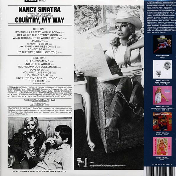 Nancy Sinatra - Country, My Way (+5 bonus tracks) (LP) - PureSound Records