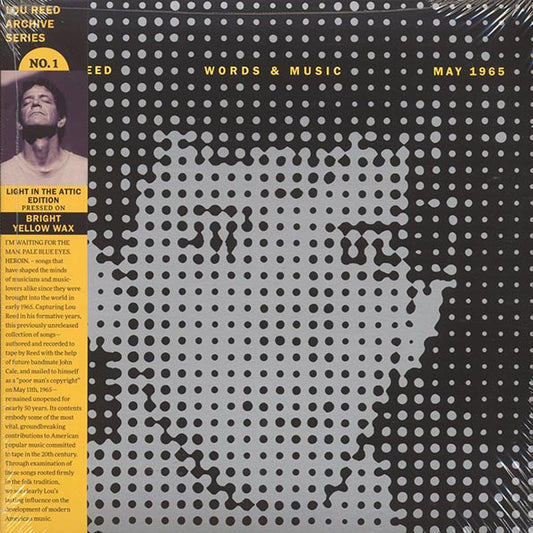 Lou Reed - Words & Music, May 1965 (yellow vinyl) (LP) - PureSound Records