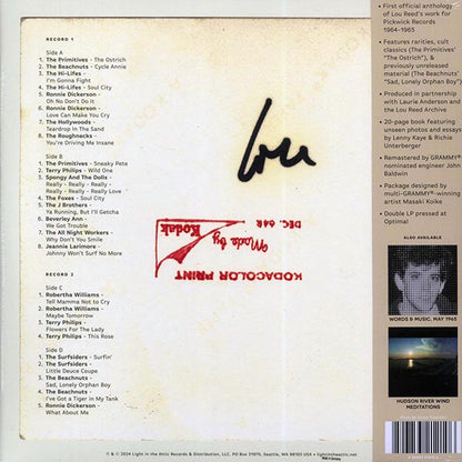 The Surfsiders, The Primitives, The Hi-Lifes, The Beachnuts, Etc. - Why Don't You Smile Now: Lou Reed At Pickwick Records 1964-65 (LP)