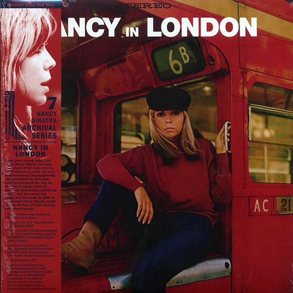 Nancy Sinatra - Nancy In London (+4 bonus tracks) (summer wine red vinyl) (LP) - PureSound Records