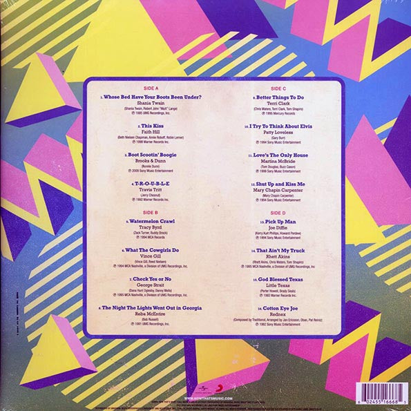 George Strait, Shania Twain, Faith Hill, Travis Tritt, Vince Gill, Etc. - Now That's What I Call Country Classics 90s Dance Party (2xLP) (LP) - PureSound Records