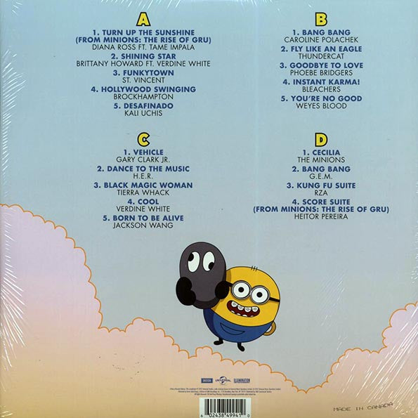 Diana Ross, Tame Impala, Brittany Howard, St. Vincent, Etc. - Minions: The Rise Of Gru: Original Motion Picture Soundtrack (2xLP) (LP) - PureSound Records