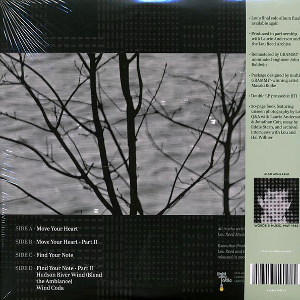 Lou Reed - Hudson River Wind Meditations (2xLP) (coke bottle clear vinyl) (LP) - PureSound Records