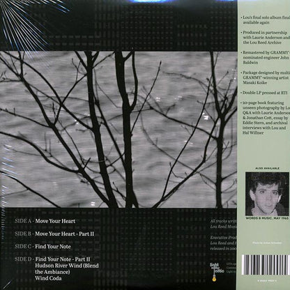 Lou Reed - Hudson River Wind Meditations (2xLP) (coke bottle clear vinyl) (LP) - PureSound Records