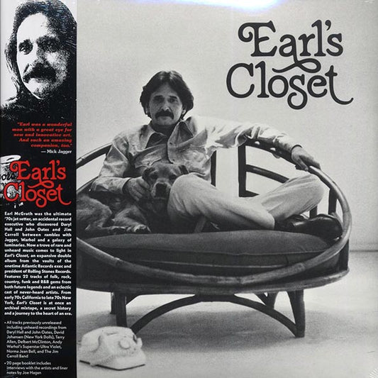 Daryl Hall & John Oates, Kazoo Singers, Delbert & Glen, Terry Allen, Etc. - Earl's Closet: The Lost Archive Of Earl McGrath, 1970 To 1980 (orig. press) (LP) - PureSound Records