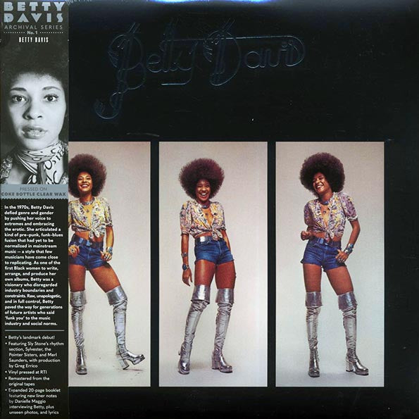 Betty Davis - Betty Davis (ltd. ed.) (coke bottle clear vinyl) (LP) - PureSound Records