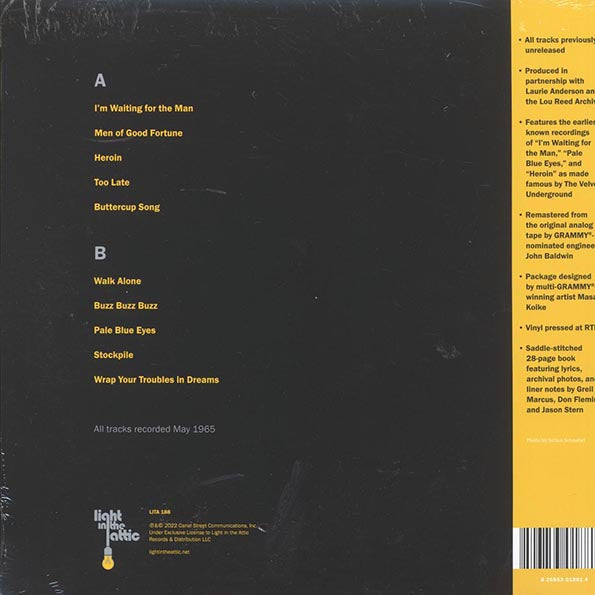 Lou Reed - Words & Music, May 1965 (2xLP) (LP) - PureSound Records