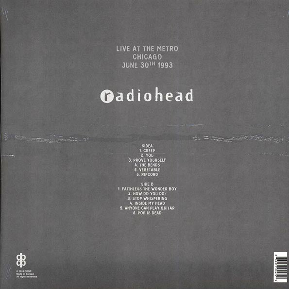 Radiohead - Live In Chicago, June 1993 (LP)
