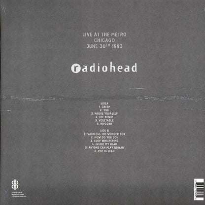 Radiohead - Live In Chicago, June 1993 (LP)