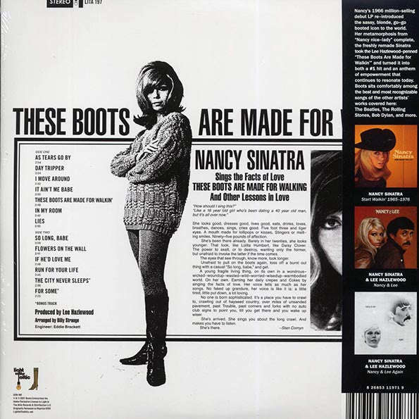 Nancy Sinatra - Boots (+2 bonus tracks) (blue swirl vinyl) (LP) - PureSound Records