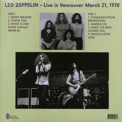 Led Zeppelin - Mudslide: Live In Vancouver March 21, 1970 (LP) - PureSound Records