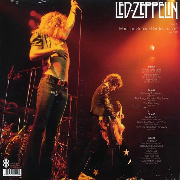 Led Zeppelin - Live At Madison Square Garden In NYC, July 1973 (LP)