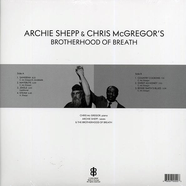 Archie Shepp, Chris McGregor's Brotherhood Of Breath - Live In France, March 18, 1989 (LP) - PureSound Records