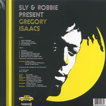Gregory Isaacs - Sly & Robbie Present Gregory Isaacs (LP) - PureSound Records