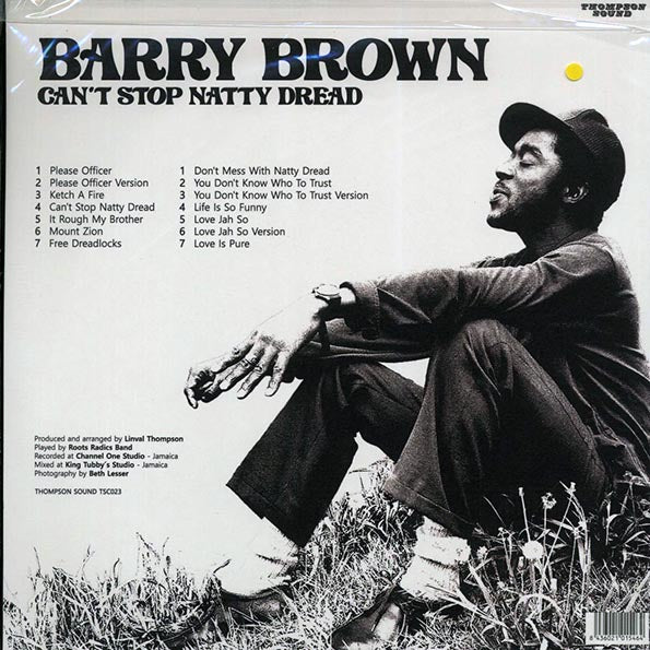 Barry Brown - Can't Stop Natty Dread (LP) - PureSound Records