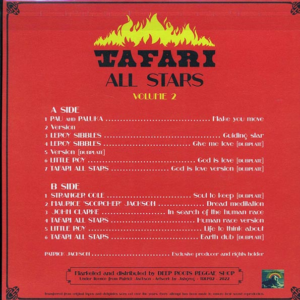 Little Roy, Leroy Sibbles, John Clarke, Tafari All Stars, Etc. - Rarities From The Vault Volume 2: Early Recordings And Dubplates (LP) - PureSound Records
