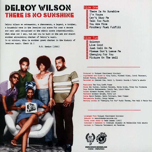 Delroy Wilson - There Is No Sunshine: The Blackbeard Years 1976-1985 (LP) - PureSound Records