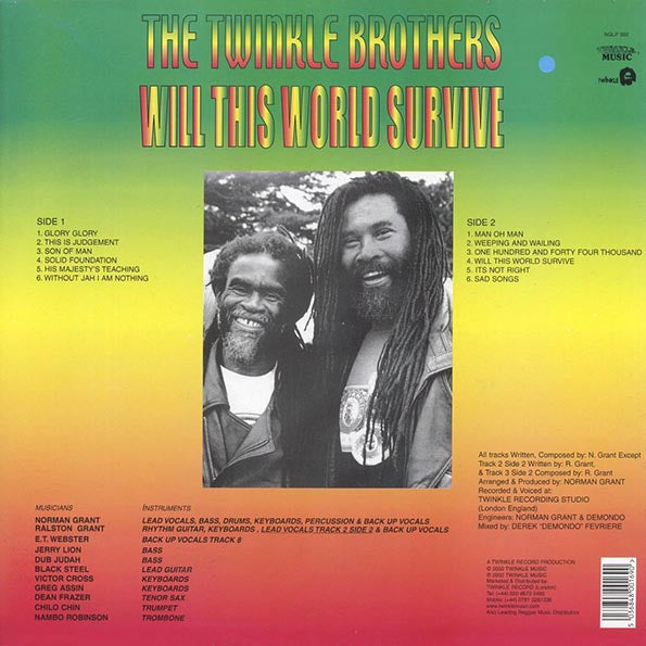 Twinkle Brothers - Will This World Survive (LP)