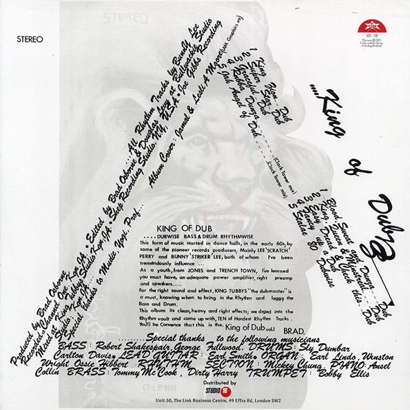 Sly & Robbie, King Tubby - King Of Dub (LP)