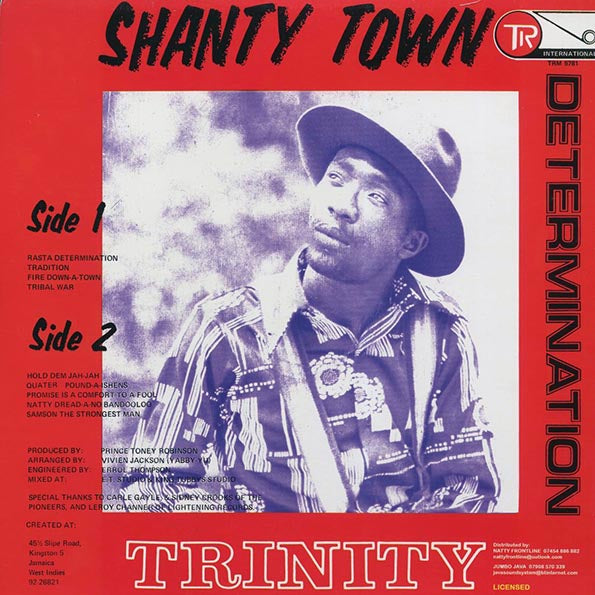 Trinity - Shanty Town Determination (LP)