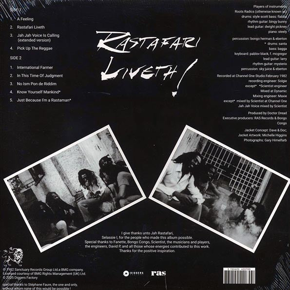 Peter Broggs - Rastafari Liveth! (180g) (LP) - PureSound Records