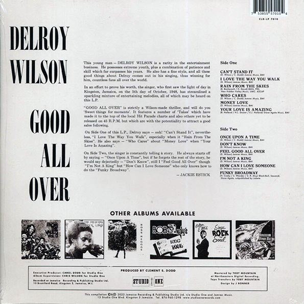 Delroy Wilson - Good All Over (LP) - PureSound Records