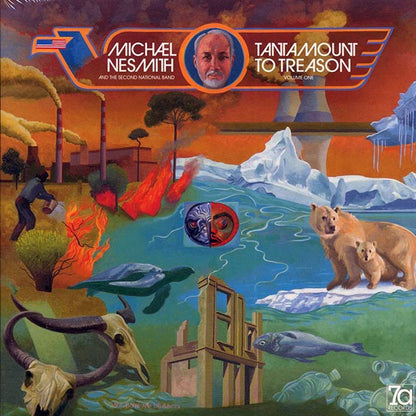 Michael Nesmith & The Second National Band - Tantamount To Treason Volume One (+4 bonus tracks) (180g) (blue/white splatter vinyl) (LP) - PureSound Records
