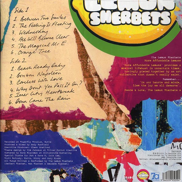 The Lemon Sherbets - More Affordable Lemons (LP)