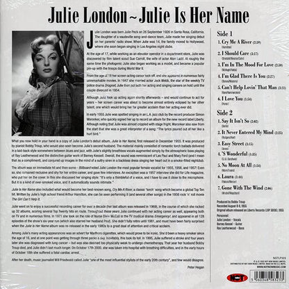 Julie London - Julie Is Her Name (180g) (LP) - PureSound Records