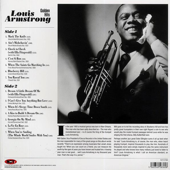 Louis Armstrong - Golden Hits (180g) (LP) - PureSound Records
