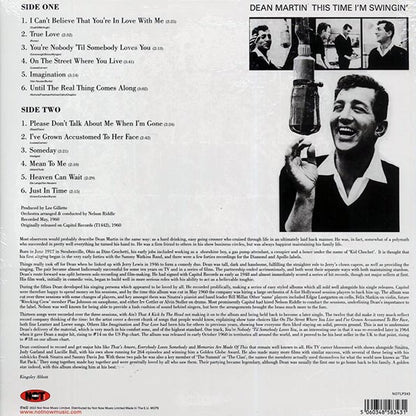 Dean Martin - This Time I'm Swingin' (180g) (LP) - PureSound Records