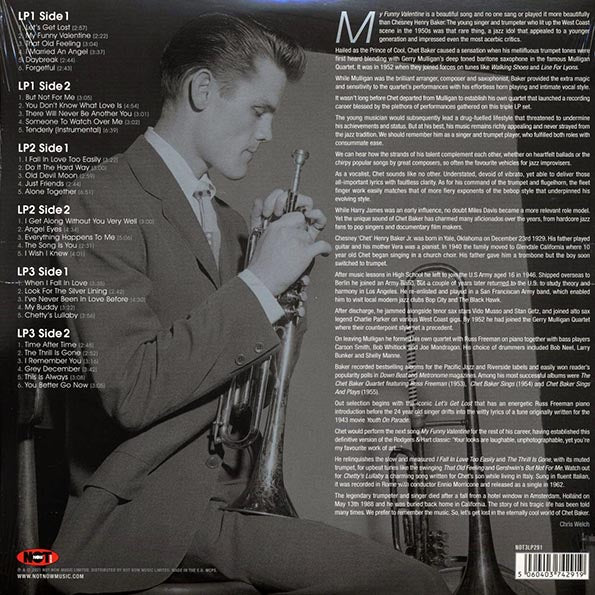 Chet Baker - Platinum Jazz (32 tracks) (3xLP) (LP) - PureSound Records