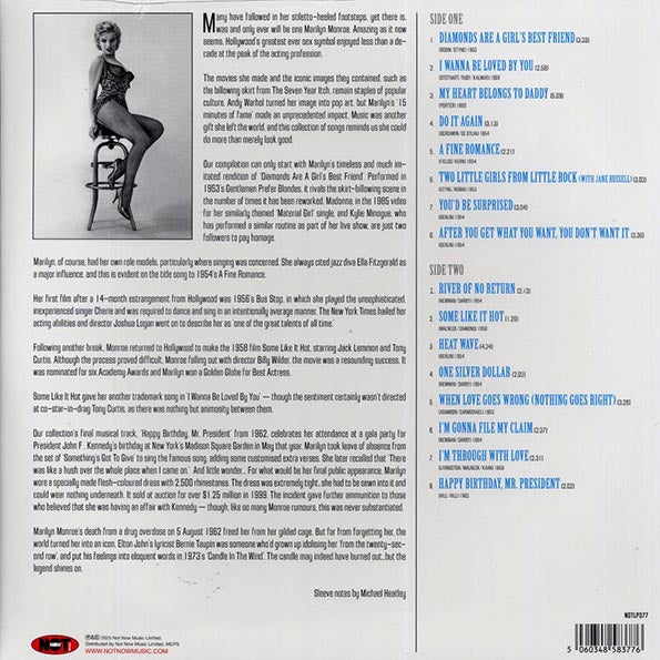 Marilyn Monroe - Diamonds (180g) (LP) - PureSound Records