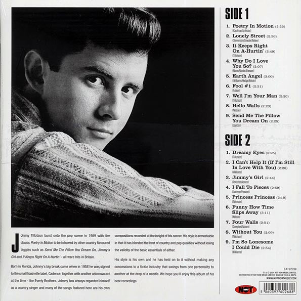 Johnny Tillotson - The Very Best Of Johnny Tillotson (LP) - PureSound Records